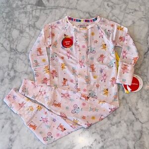 NWT MAGNETIC ME MODAL FUN COLORFUL COVERALL 12/18M